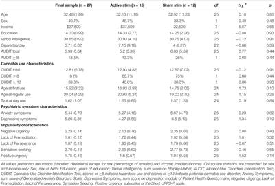 The Effects of a Single Transcranial Direct Current Stimulation Session on Impulsivity and Risk Among a Sample of Adult Recreational Cannabis Users